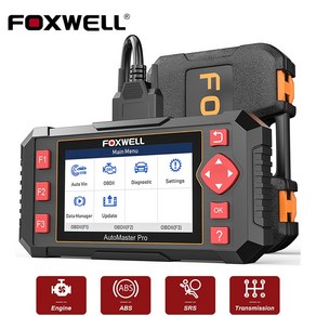 FOXWELL NT604 엘리트 OBD2 스캐너 4 시스템 자동차 진단 II 코드 리더 VIN 스캔 전문