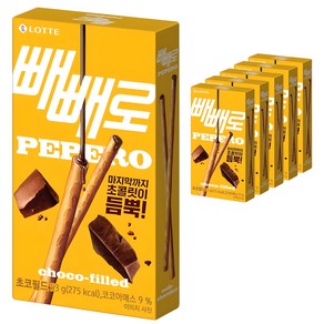 빼빼로 초코필드, 53g, 6개