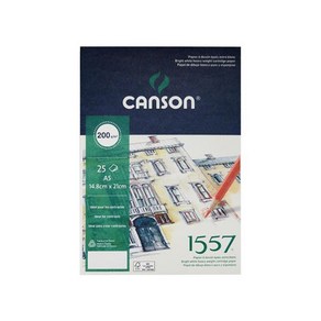 캔숀 1557 1면제본 드로잉북 CA1557-PD200A5 200g A5