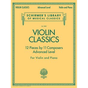 Violin Classics - Vol.2080 바이올린 선곡집 - 상급 [50486514] Schime 셔머