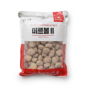 아워홈 미트볼 Ⅱ 1kg (약 85개입), 1개