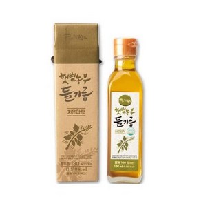 노지에서 일하는 햇볕농부 들기름180ml 참기름 180ml 단품 세트, 180ml, 1개