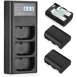 일본직발송 2. LEPO LP-E6 LP-E6N 호환 배터리 3 개 + 충전기 세트 2600MAH LCD 된 충전기 대응 기종 CAN, 1개, 111 19145301932