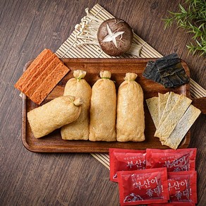 부산 깡통시장 유부속에 우동 밀키트 세트 (2인분/ 650g), 650g, 1개