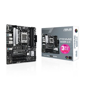 ASUS PRIME B650M-A II STCOM 에이수스 컴퓨터 게이밍 PC 메인보드 AMD CPU추천 MainBoad, 선택하세요