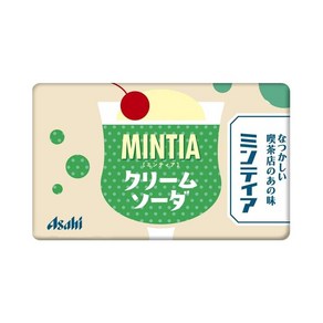 Asahi Mintia 아사히 민티아 크림 소다 민트사탕 50개입 10팩, 10개