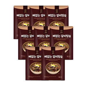 [온작] 이영자의 뼈없는 갈비탕(정), 8개, 900g
