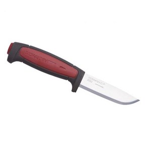 탄소강 칼날과 콤비 시스가 장착된 모락니브 프로 C 크래프트라인 고정날 나이프 3.6인치, 탄소강 칼날과 콤비 시스가 장착된 모락니브 프로 C 크, 1개