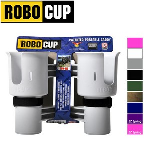 로보컵 홀더 2구로드홀더 ROBO CUP 컵홀더 보트 로드거치대 낚시대꽂이 피싱코리아