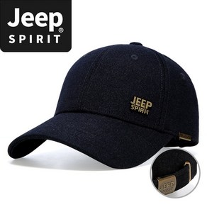 JEEP SPIRIT 지프스피릿 스포츠 캐주얼 야구 모자 CA0152 A0602 (Sticke 증정), 가을/겨울, 네이비, 1개