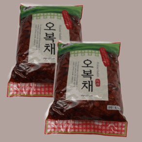 오복채 4kg 2개 절임 반찬 장아찌