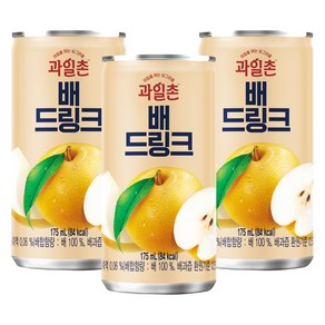 과일촌 시원한 배 175ml x 60캔 (2박스)/해태 배음료, 60개