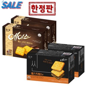 해태 에이스 씬 에스프레소맛 291g + 바스크치즈케이크맛 364g (총2개) 신제품 한정판