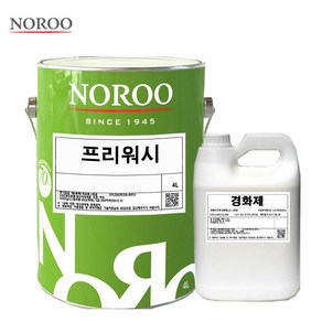 노루 철재 비철금속 전처리 방청 워시 프라이마 에바코트 워시 프라이머 갈론, 적갈색, 4L, 1개
