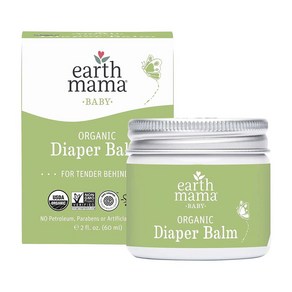 얼쓰마마 오가닉 다이아퍼밤 / Eath Mama Oganic Diape Balm 2oz, 1개, 60ml