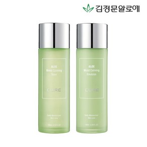 [김정문알로에] 큐어 카밍 토너+카밍 에멀젼, 1세트