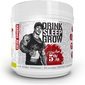 5% Nutition Rich Piana Dink Sleep Gow Nighttime Muscle Builde 444g (Lemon Lime), 1개