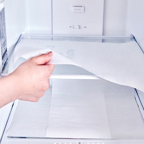 웰로스 올퓨 항균 냉장고선반매트 쓱 깔기만 하면 냉장고 청소 NO 냄새 NO 세균 습기 NO 신선도 3배 UP, 50매