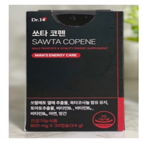 [정품] 닥터포틴 쏘타코펜 800mg x 30캡슐 전립선 지구력 남성 활력