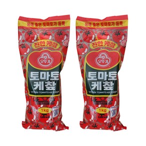 오뚜기 진한 토마토 케챂 1kg 2개