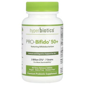 Hyperbiotics PRO Bifido 하이퍼바이오틱스 프로 비피도 프로바이오틱스 60정