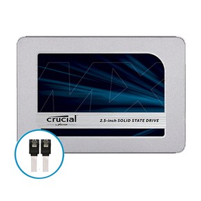 마이크론 -공식- Cucial MX500 2.5 SSD (SATA3/TLC/5년) 대원CTS, MX500_대원CTS, 2TB