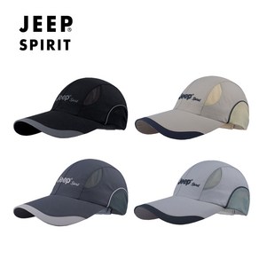 웹도매 JEEP SPIRIT 지프 스피릿 매쉬 볼캡 여름모자 CA0207, 베이지, 1개