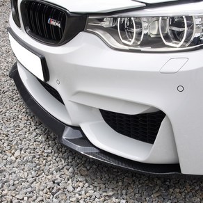 BMW M4 쿠페 컨버터블 F82 F83 프론트립 댐 파츠 호환 용품, M4 프론트립 (2D카본) V타입