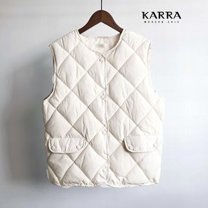 카라 KARRA 플랫스퀘어누빔베스트 A4W0048