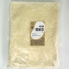[정담두부집] 콩비지 생비지 국산콩100% (백태) 대용량 식자재용 (냉동보관), 3개, 2kg