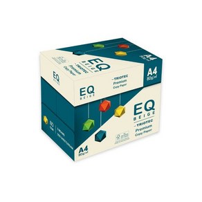 이큐베이지 EQ Beige 80g A4 용지 미색 에이포, 2500매