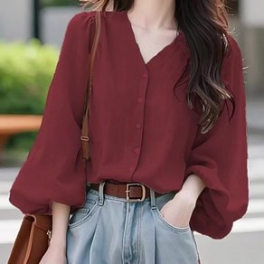 루스리더 여성 슬림핏 럭셔리 패션 셔츠 M628