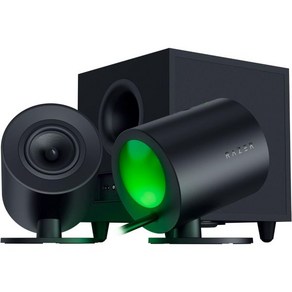 Razer Nommo V2 Pro 2.1 PC 게이밍 스피커 무선 서브우퍼 THX Spatial Audio Projection Chroma RGB Fullrange Driver