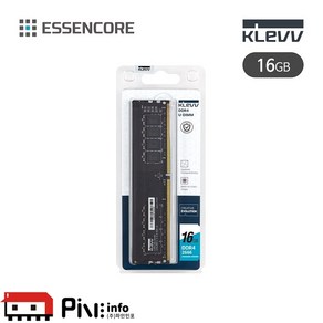 에센코어 KLEVV DDR4 16G PC4-21300 CL19 2666MHz 파인인포 (하이닉스 칩 내장), 1개