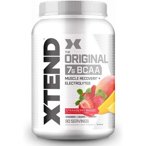 싸이베이션 엑스텐드 BCAA 스트로베리 망고 90서빙 새로운 맛 포스트 워크아웃, 90서빙 1개입, 1개, 1.22kg