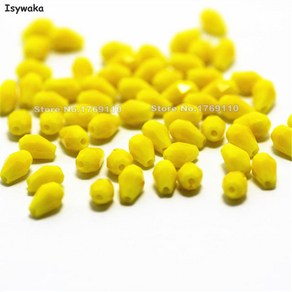 오르비즈 Isywaka 물방울 구슬 오스트리아 보석 제작용 스페이서 3x5mm4x6mm5x7mm, [01] 3x5mm 98pcs, [17] 오르비즈 Jade Yellow, 1개