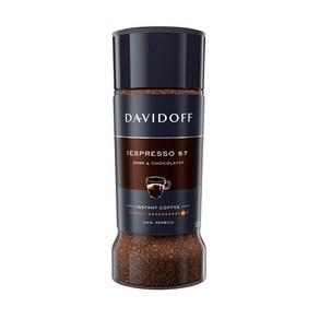 다비도프 에스프레소57 다크&초콜릿 원두커피믹스 100g DAVIDOFF ESPRESSO57 DARK&CHOCOLATEY 100% ARABICA COFFEE 100g, 1개입