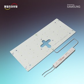 패밀리라이팅 LED모듈 S4 6500K, 사각방등 25w 400mmX170mm