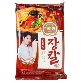 삼립 하이면 강릉식 장칼국수, 412g, 4개