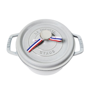 스타우브 STAUB 원형 꼬꼬떼 양수냄비 화이트 트러플 18cm 무쇠 주물 밥솥, 1개