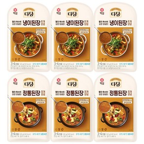 다담 된장찌개 양념(냉이된장찌개+정통된장찌개), 3세트, 280g