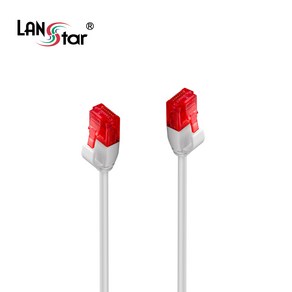 LANsta Cat.6 UTP 다이렉트 초슬림 랜케이블 3m 화이트 LS-SL6-3W, 1개