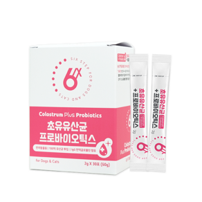 식스스텝 초유 유산균 (장+면역 영양제), 60g, 1개