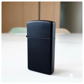 정품 지포라이터 1618 SLIM BLACK MATTE 지포 라이타 zippo 지프라이터 지퍼라이터