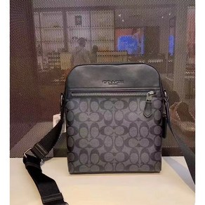 코치 COACH 4010 남자 가방 시그니처 캔버스 Houston 플라이트 크로스백