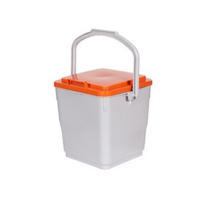 HDPE 음식물쓰레기통 PCS-20(20L) 음식물쓰레기수거함, 주황색