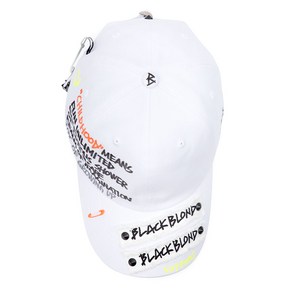 블랙블론드 BBD Side Logo Childhood Cap (White)