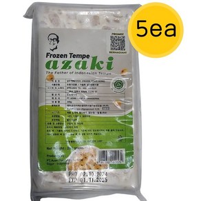 Yes! Global Tempe 템페 땜빼 땜페 (200g Indonesia Halal 할랄), 200g, 5개