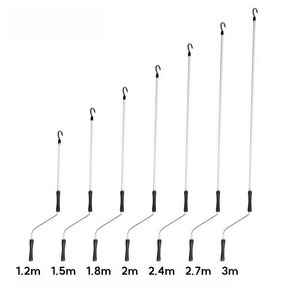 야외 어닝 캐노피 레버 회전 손잡이 핸들 개폐기, 1.2m, 1.2m