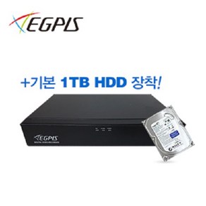 이지피스 210만화소 고화질 DVR AHVR 2204HS 265 녹화기 4채널 1TB, 1개